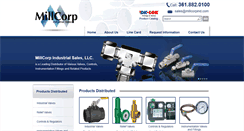 Desktop Screenshot of millcorpind.com